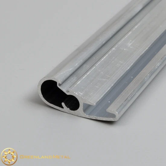 Riel inferior de aluminio para persianas enrollables