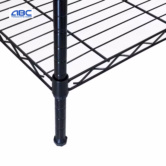 Estantería de alambre cromado ajustable, estante de almacenamiento de metal para garaje